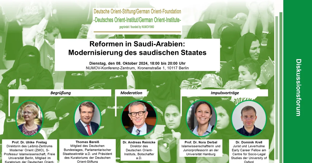 Einleitung: Ein neues Kapitel der deutsch-saudischen Zusammenarbeit