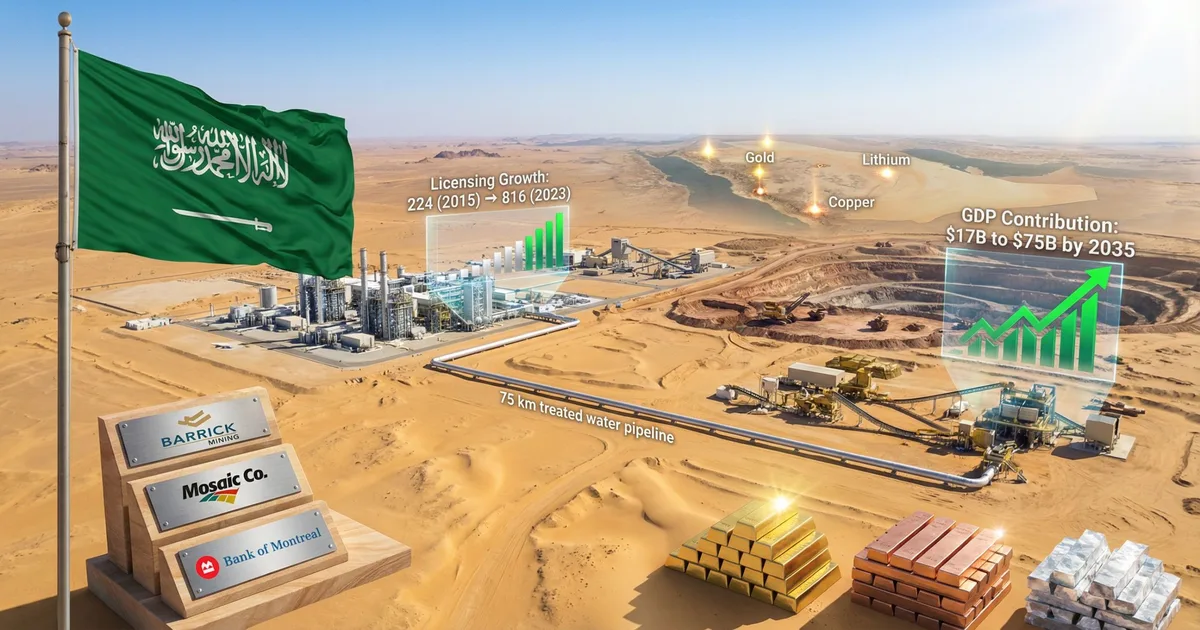عمالقة التعدين الأستراليون يستهدفون السعودية: حدود جديدة للمعادن الحرجة - صقر الجزيرة