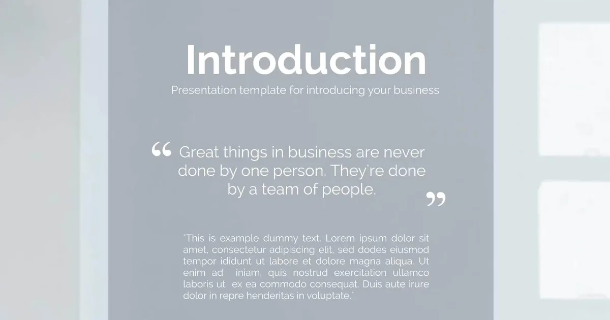 Introduction