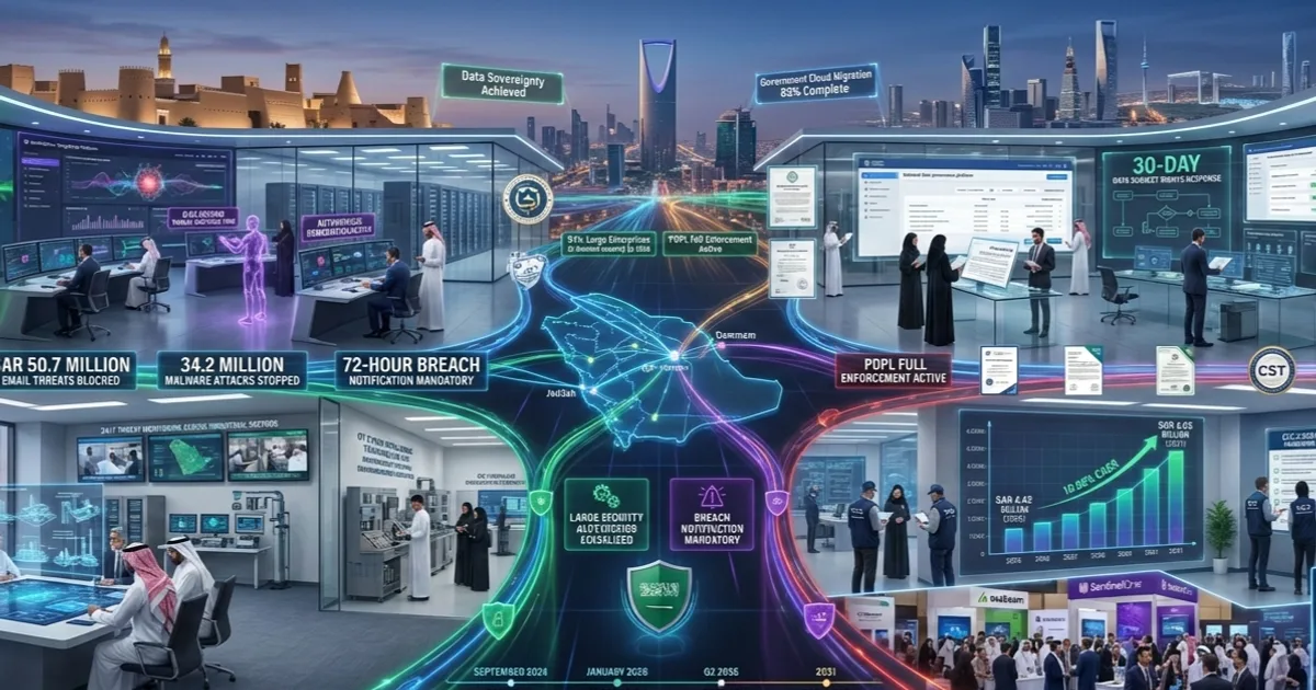 السعودية تطلق استراتيجية الأمن السيبراني 2026: حصن رقمي لحماية المستقبل - صقر الجزيرة