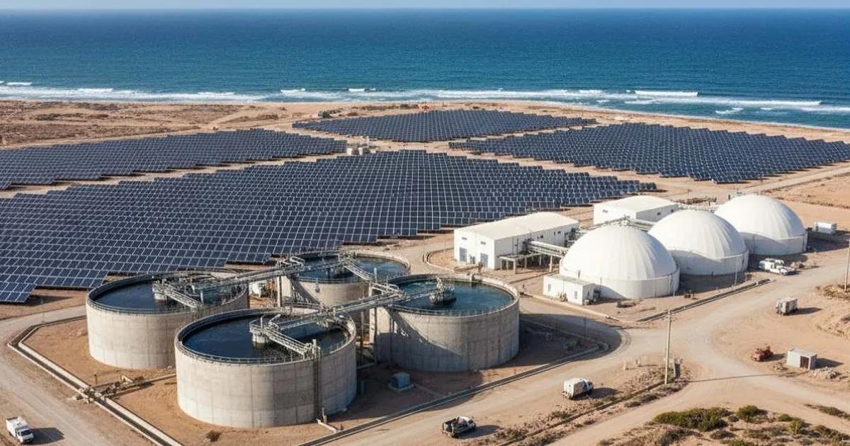 تحديات استدامة المياه في السعودية 2026: تحلية المياه بالطاقة المتجددة كحل استراتيجي للأمن المائي
