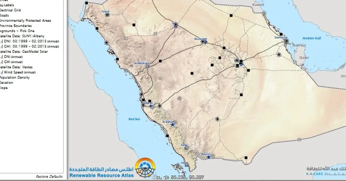 السعودية تطلق أول مدينة صناعية تعمل بالطاقة المتجددة بنسبة 100% في الشرق الأوسط