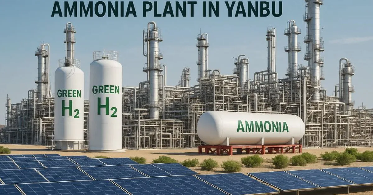 السعودية Green Hydrogen Export Begin