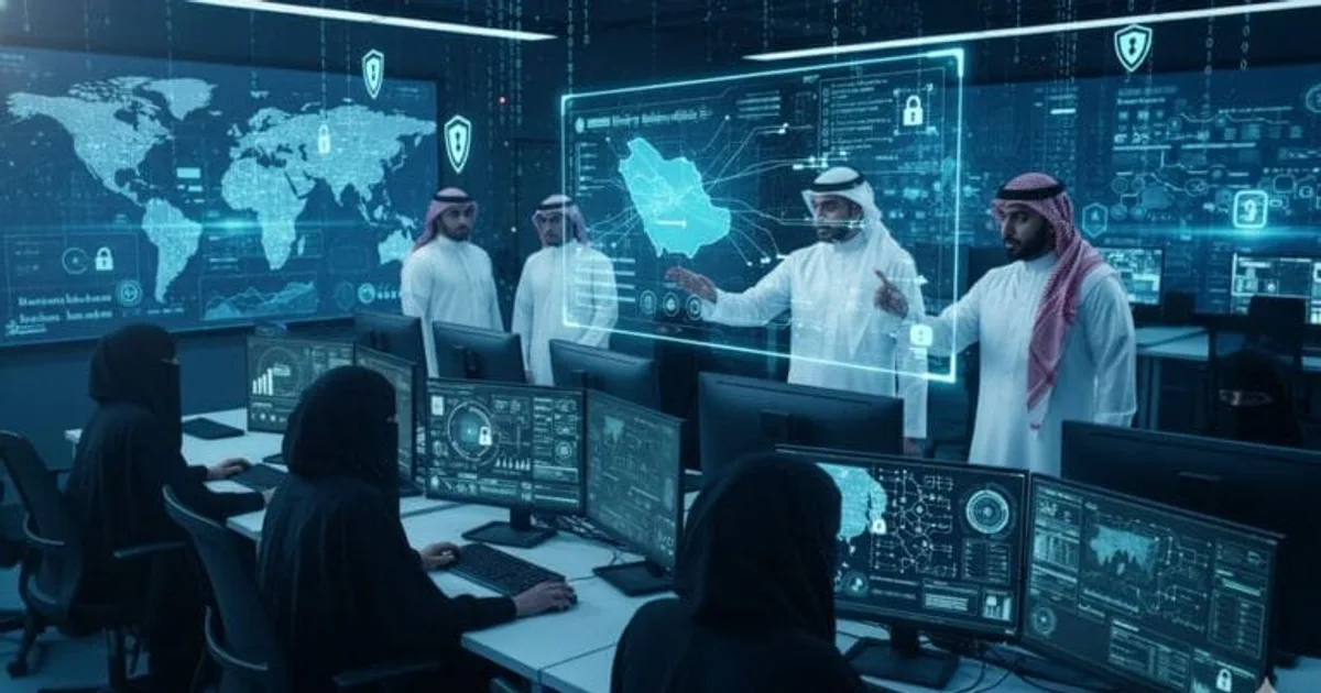 السعودية 2026: أمن سيبراني بمعايير ذهبية لمواجهة تحديات العصر الرقمي - صقر الجزيرة