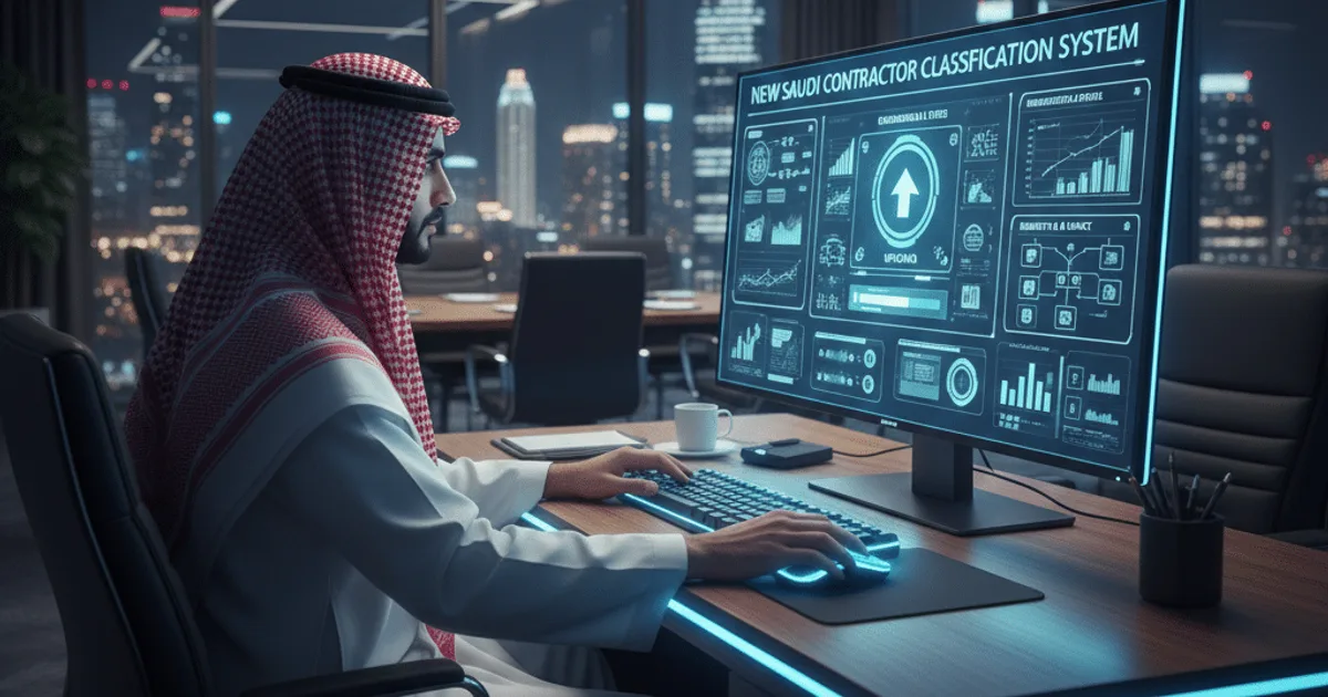 دليل التسجيل في نظام تصنيف المقاولين الجديد: خطوات مفصلة وشروط أساسية