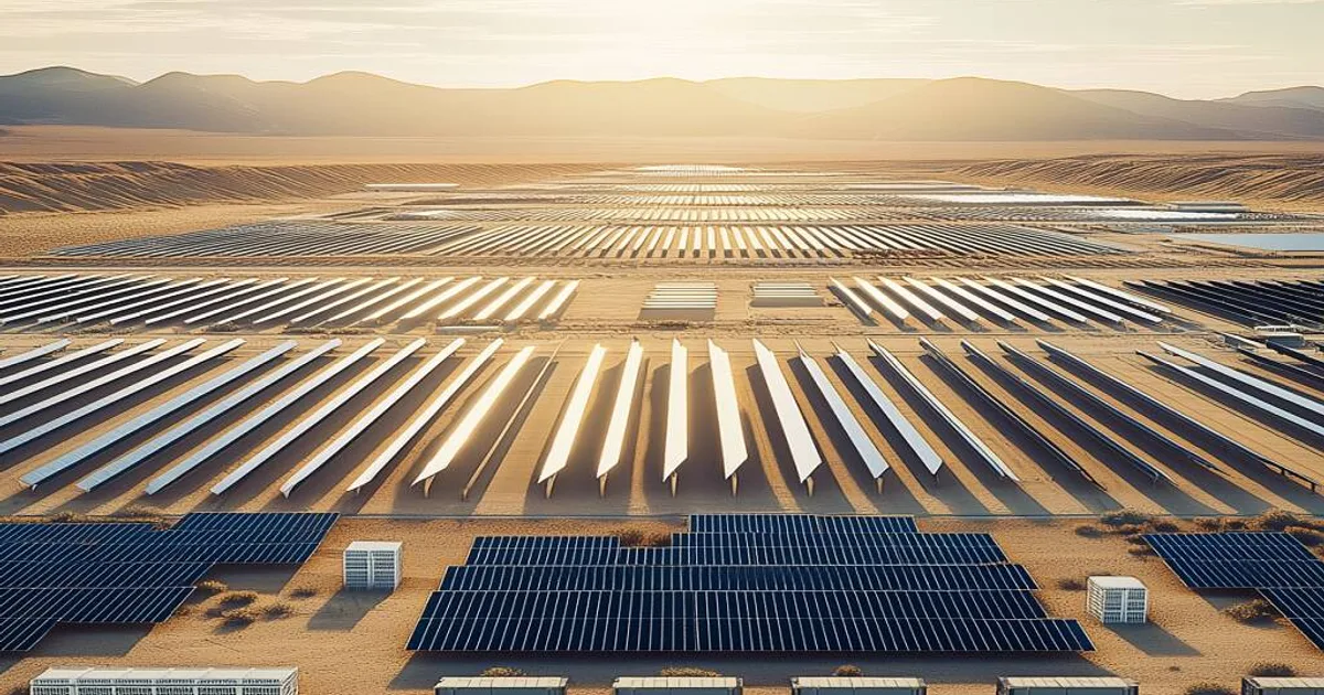السعودية تطلق أكبر محطة طاقة شمسية في العالم بقدرة 20 جيجاواط في 2026 - صقر الجزيرة