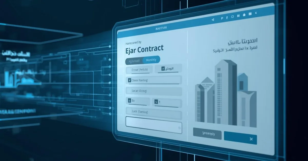 دليل نظام إيجار للعقود الإلكترونية