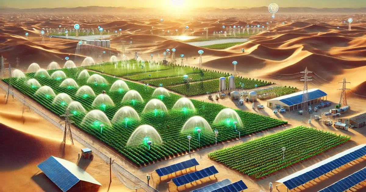 الزراعة الذكية في السعودية: كيف تحول الصحراء إلى مزارع رقمية