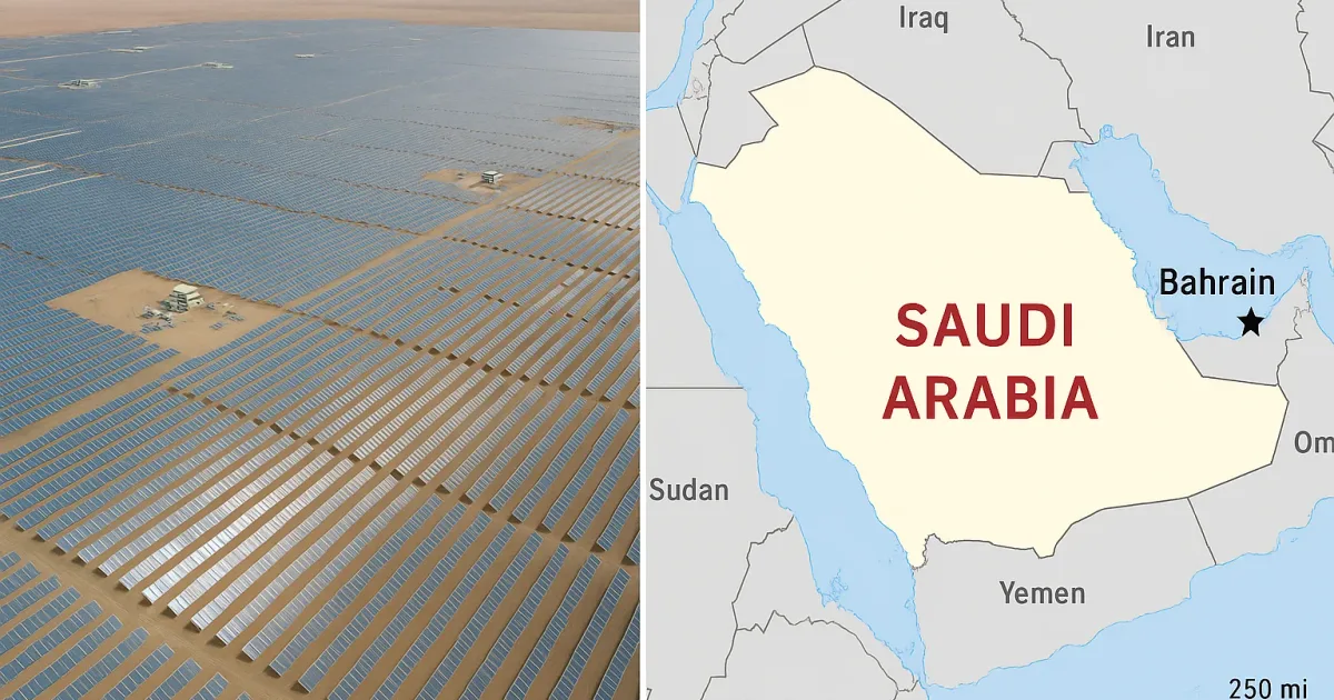 السعودية تطلق أكبر مشروع للطاقة الشمسية العائمة في العالم عام 2026 - صقر الجزيرة