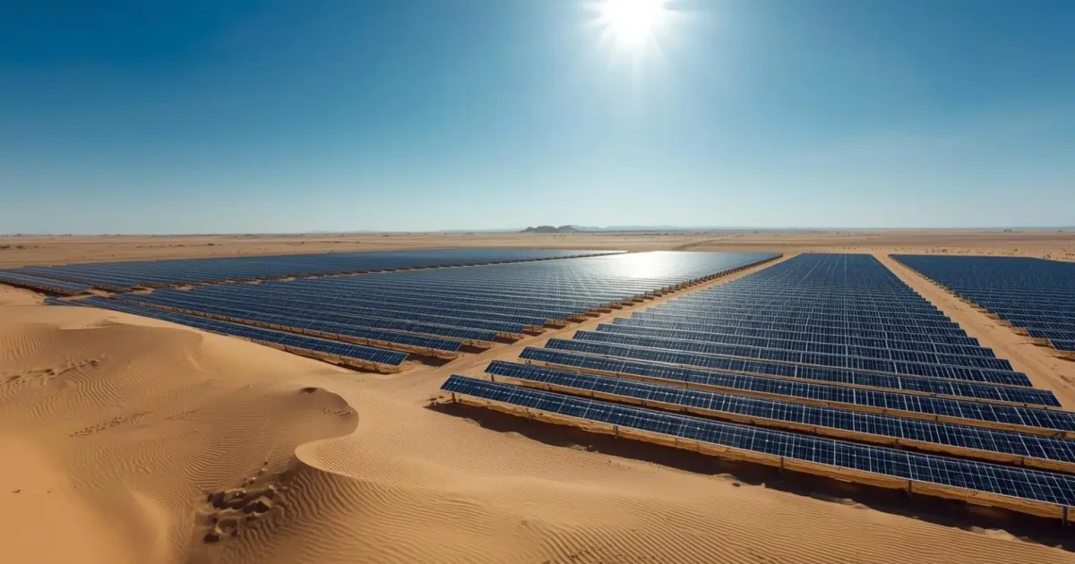 مشاريع الطاقة الشمسية العملاقة في السعودية: تحول الطاقة وفرص الاستثمار في 2026