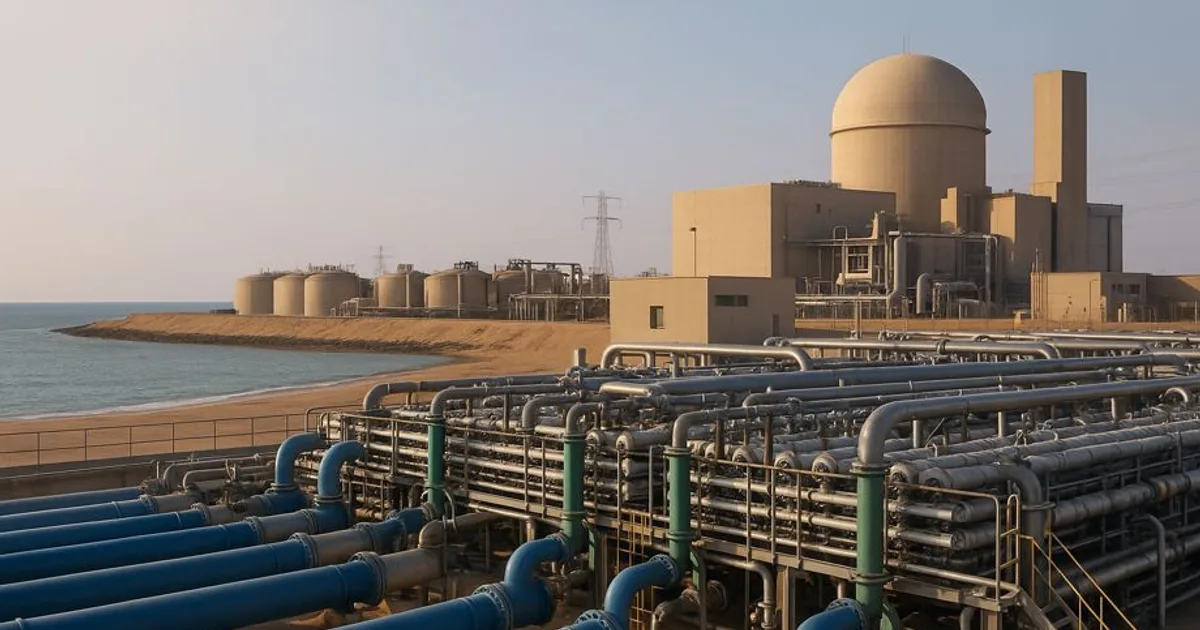 السعودية تطلق أول محطة لتحلية المياه بالطاقة النووية في الشرق الأوسط