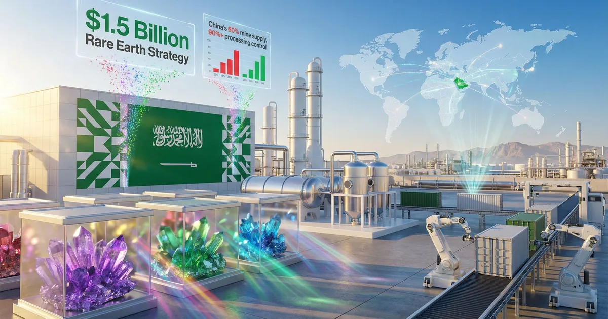 صندوق الاستثمارات العامة يقود ثورة التعدين في السعودية: فرص وتحديات الاستثمار في المعادن النادرة