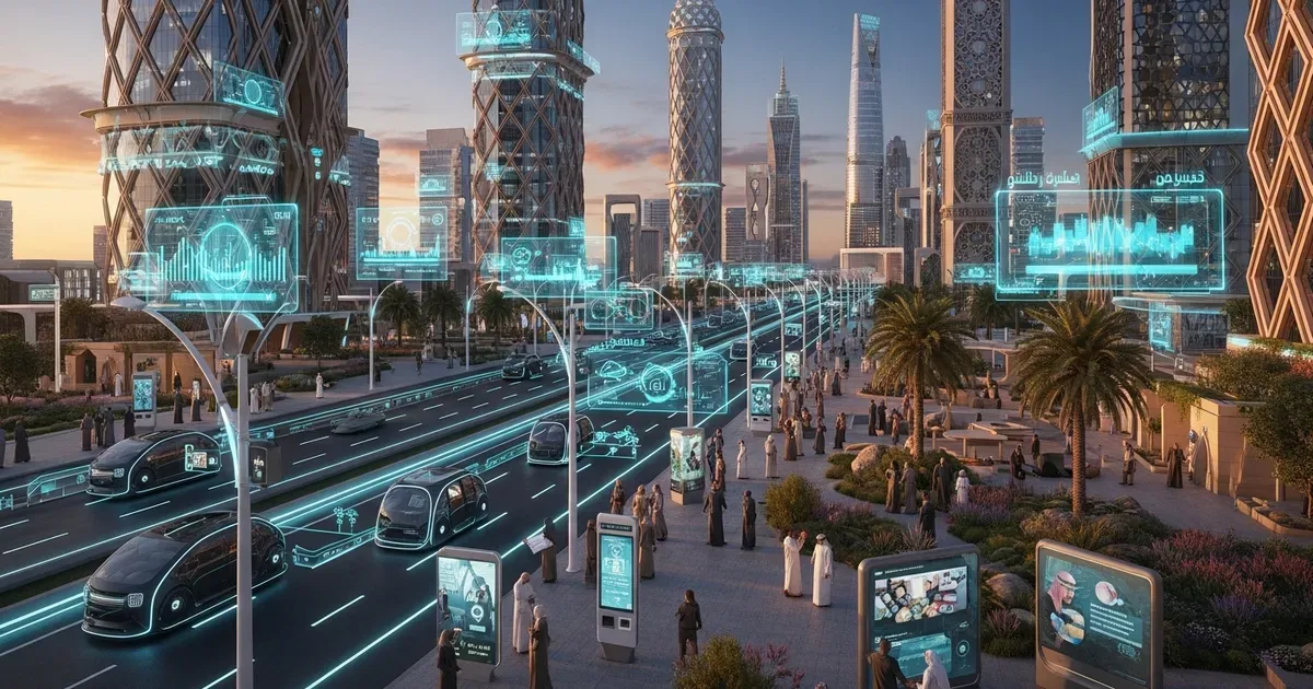 ثورة الذكاء الاصطناعي في السعودية 2026: مشروع نيوم يقود التحول الرقمي - صقر الجزيرة
