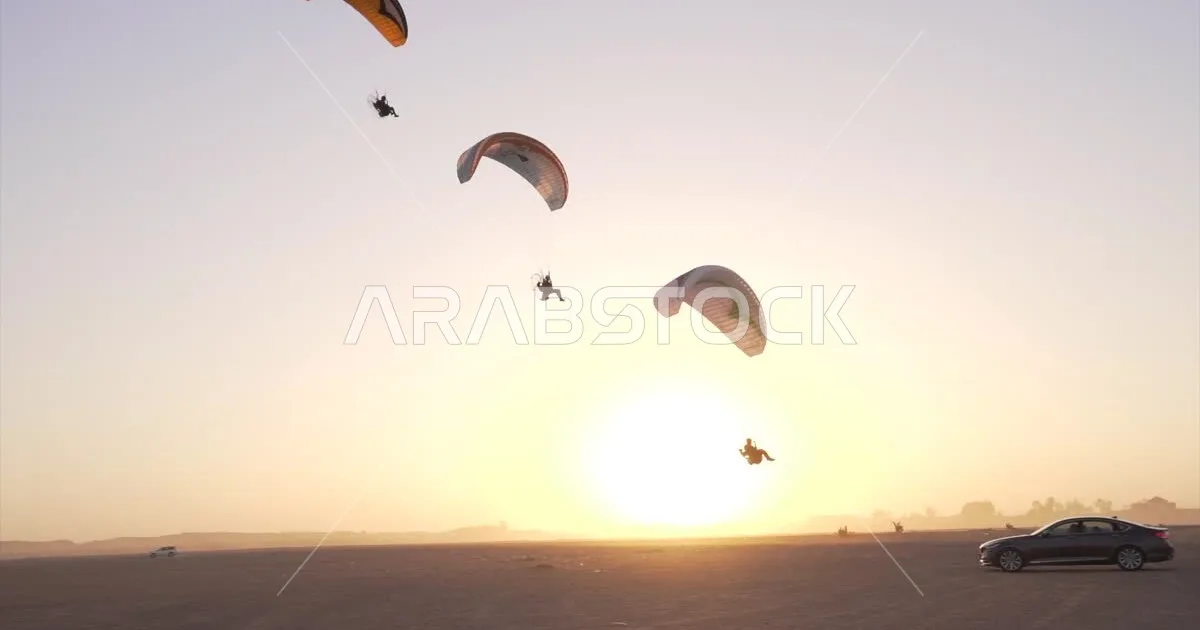 أفضل وجهات الطيران الشراعي في السعودية: مغامرة في سماء المملكة