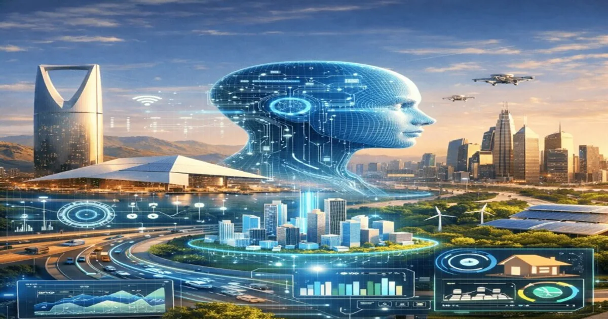 مدينة ذكية بالكامل بتقنيات الذكاء الاصطناعي في السعودية: تفاصيل وتأثيرات 2026