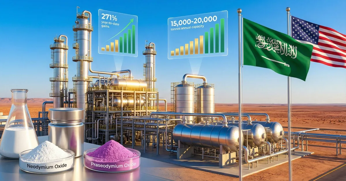 صندوق الاستثمارات العامة يقود استثمارات ضخمة في قطاع التعدين بالسعودية لدعم سلاسل التوريد العالمية للمعادن النادرة