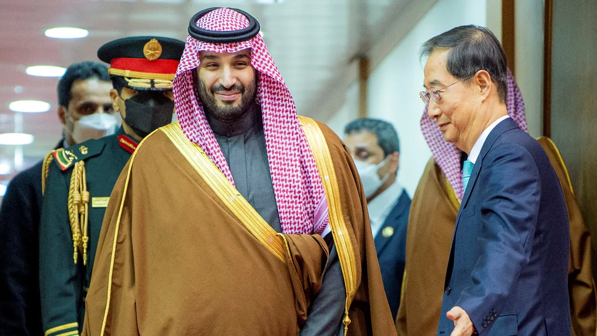 كيف تم التعاون بين السعودية وكوريا الجنوبية في هذا المشروع؟