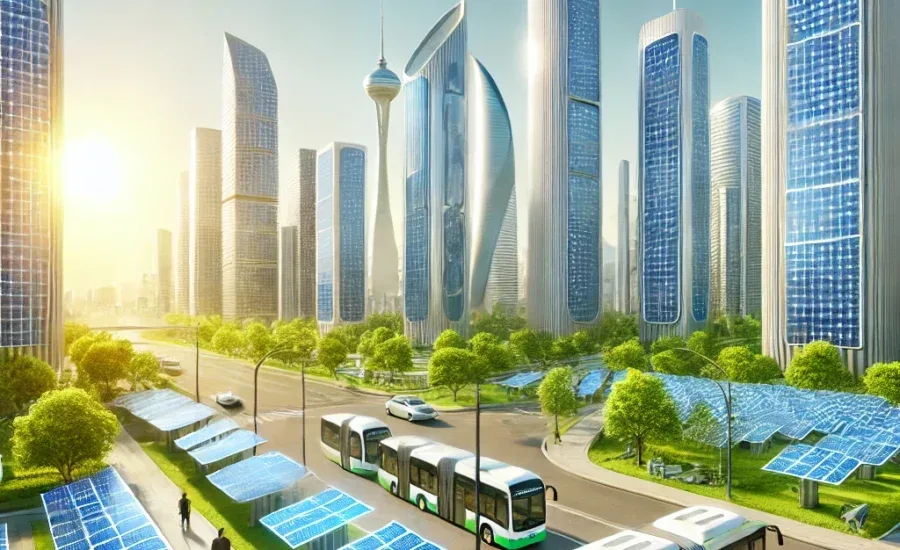 ما هي المدينة الذكية التي تعمل بالطاقة الشمسية بنسبة 100%؟