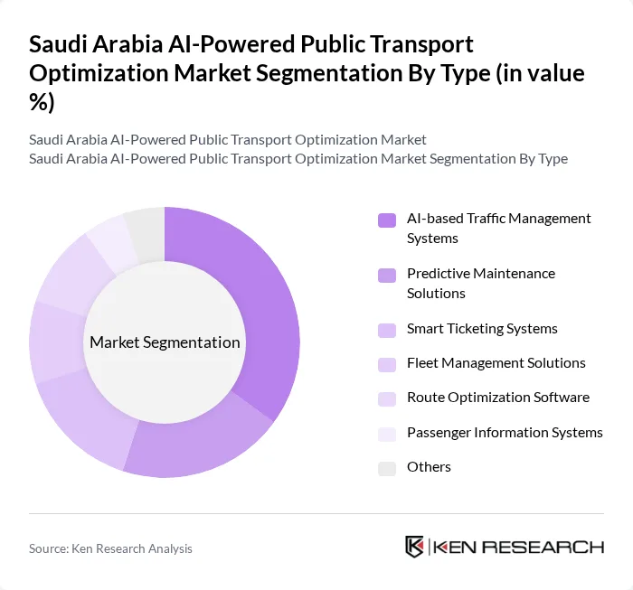 ما هي تقنيات الذكاء الاصطناعي المستخدمة في تحسين شبكات النقل العام السعودية؟