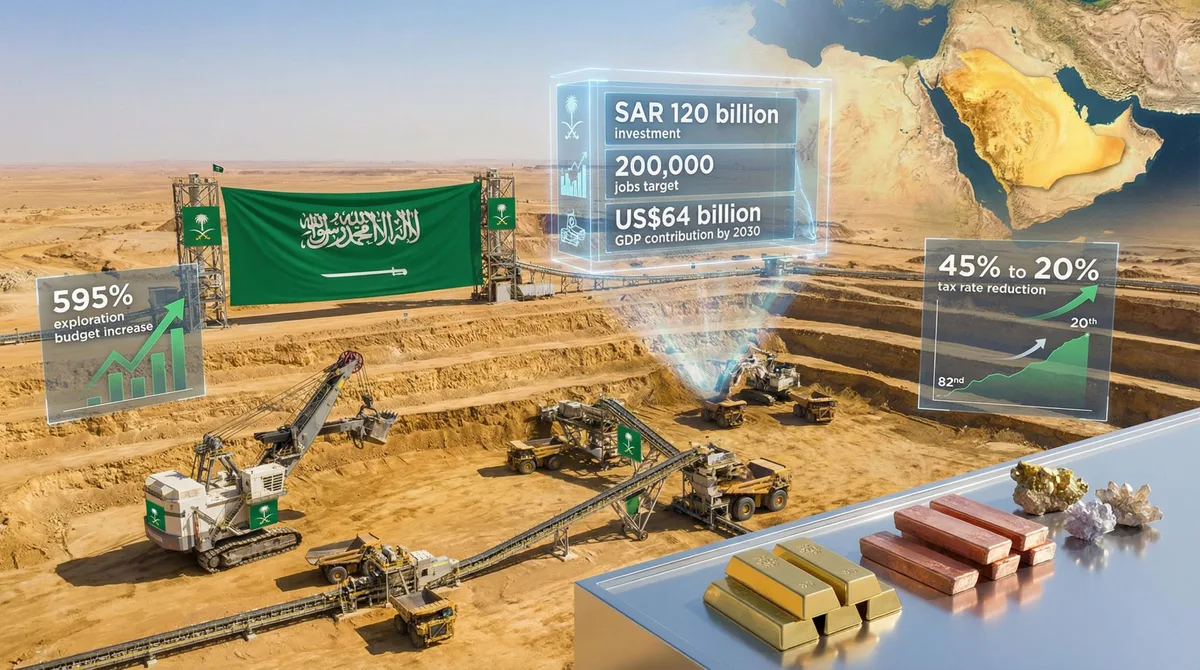 ما هو دور رؤية 2030 في تطوير قطاع التعدين السعودي؟