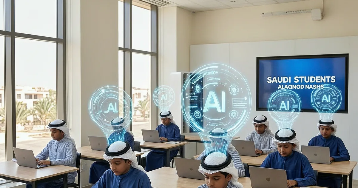الذكاء الاصطناعي في التعليم العام السعودي: تحليل تأثير مناهج تعلم الآلة على مهارات الطلاب ومواءمة المخرجات مع سوق العمل 2026