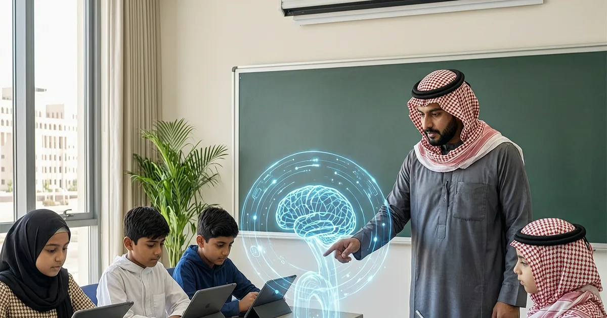 الذكاء الاصطناعي التوليدي في التعليم السعودي 2026: مناهج مخصصة ومساعدات ذكية للطلاب والمعلمين