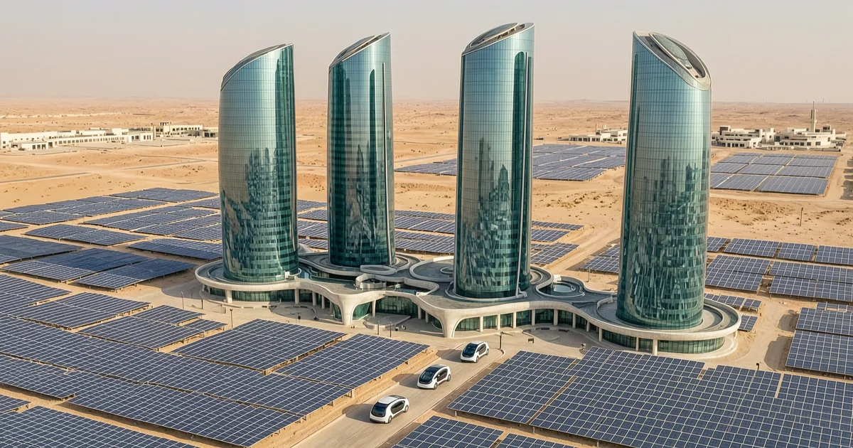 السعودية تطلق أول مدينة ذكية بالكامل تعمل بالطاقة المتجددة والذكاء الاصطناعي في 2026