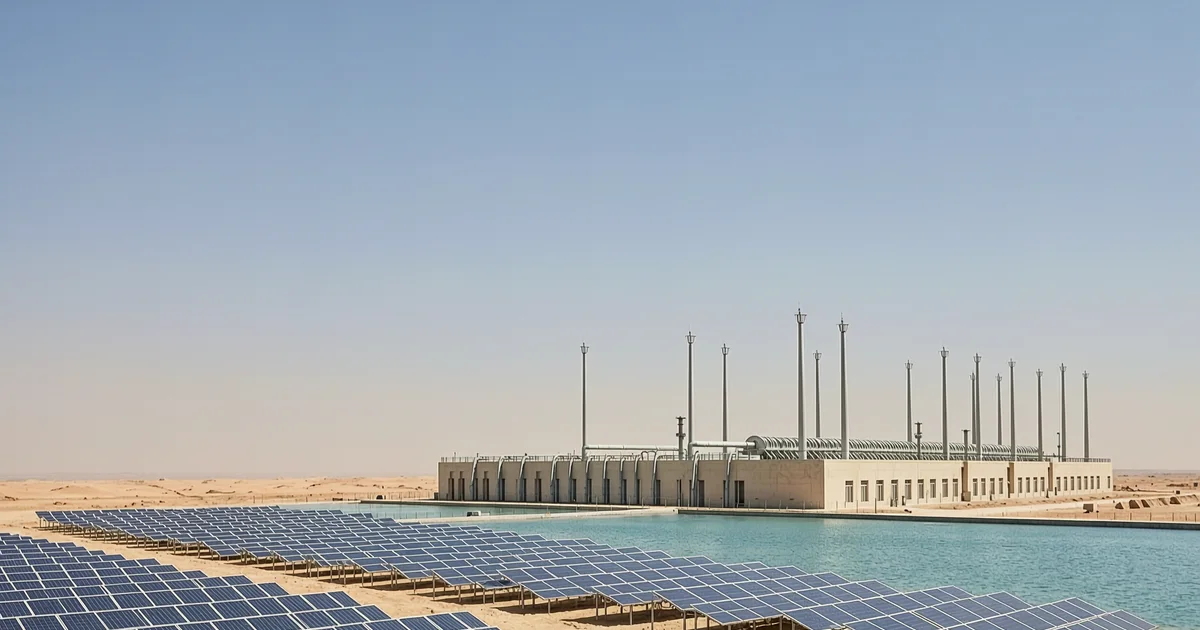 تحلية المياه بالطاقة الشمسية في السعودية: آفاق 2026 وتحديات الاستدامة