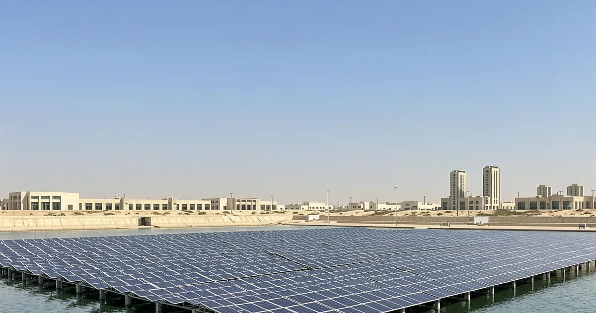 السعودية تطلق مشاريع طاقة شمسية عائمة لتعزيز كفاءة المياه والطاقة